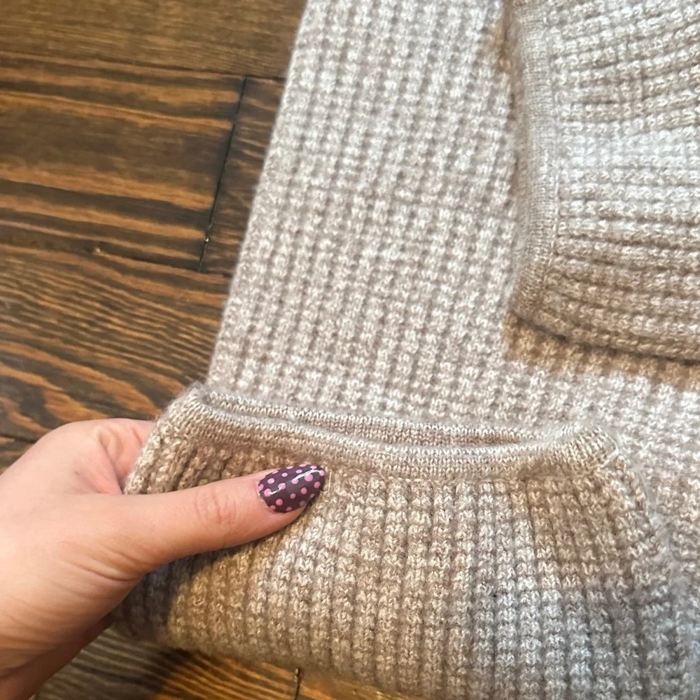 Monrow Cozy Knit Bottoms in Beige NWOT